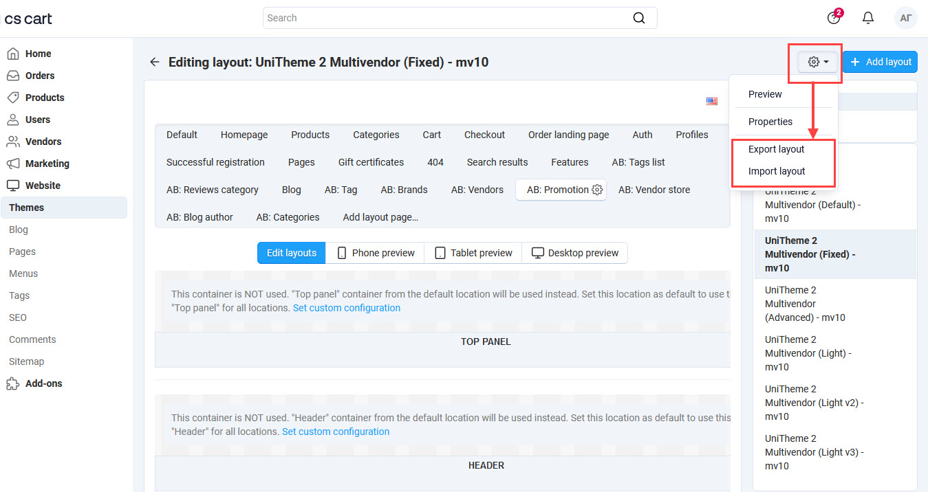 Import page of XML-file Import page of XML-file