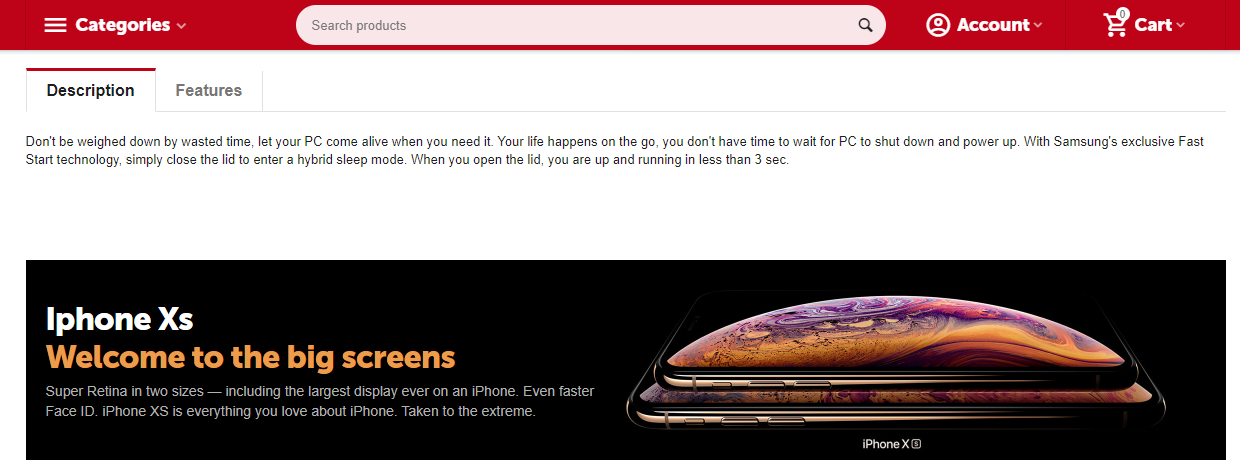 Banner in product page 1 (Demo)