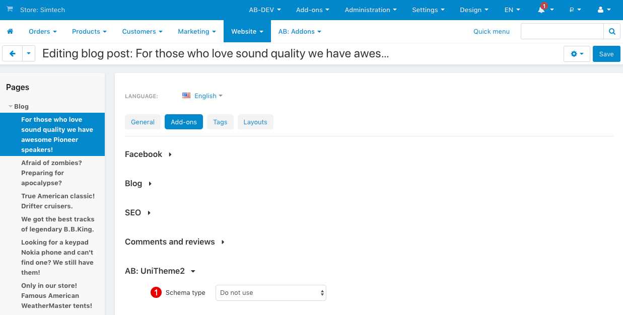 Articles and news microdata - schema type Articles and news microdata - schema type