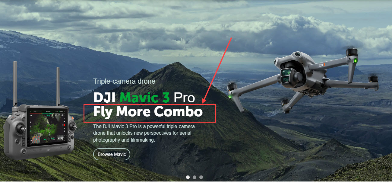 Example of the preset "New row"