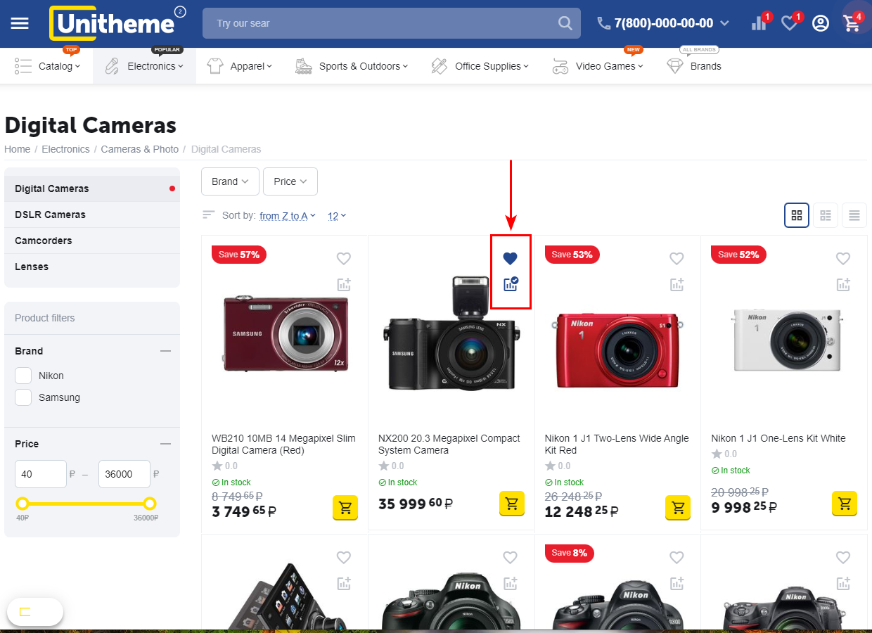Example of status view for buttons Example of status view for buttons